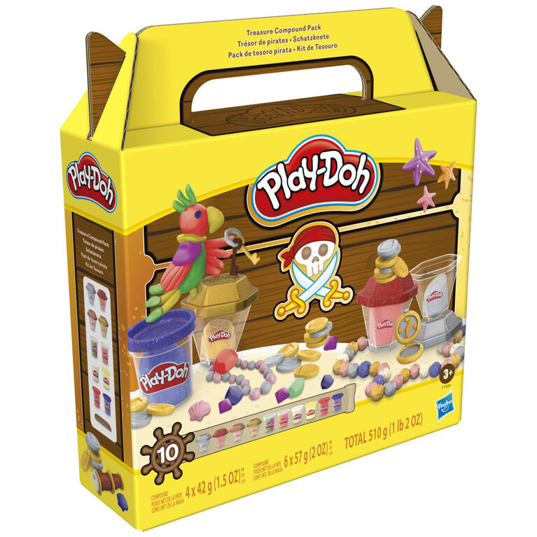 Play-Doh Trésor de pirates, loisirs créatifs avec pâte à modeler pour enfants - Notre exclusivité