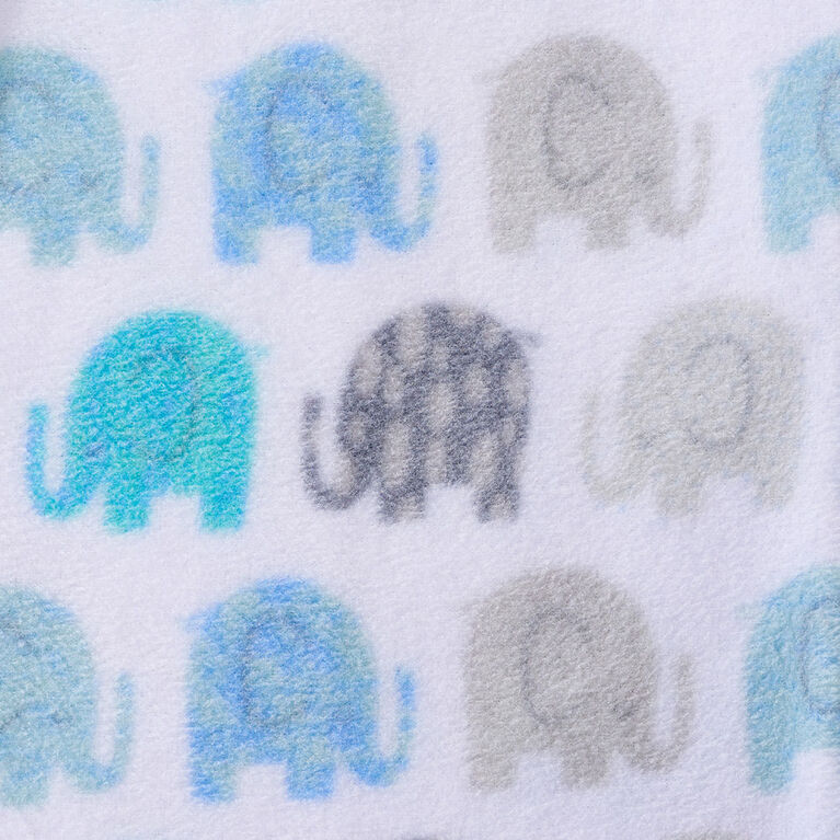 Sac de nuit SleepSack de HALO - Éléphant texturé - Laine polaire - Grand.