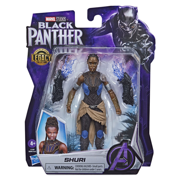 Marvel Black Panther Marvel Studios Legacy Collection Shuri Toy, 6-Inch-Scale Collectible Action Figure