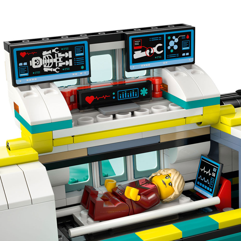 LEGO City Emergency Air Ambulance Airplane Building Toy for Kids, Boys & Girls Ages 6+ - 60465