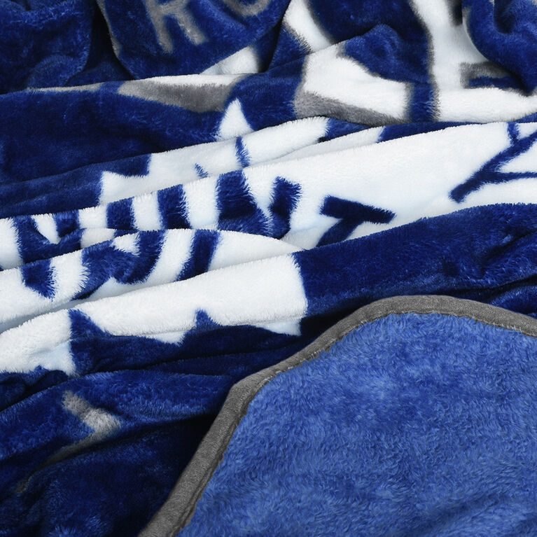 Couverture douce en peluche des Maple Leafs de Toronto de la LNH (60 x 70 pouces)
