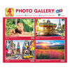 Sure-Lox 4 In 1 Art Gallery Multipack Puzzles - 500 and 1000 Piece Jigsaw Puzzles