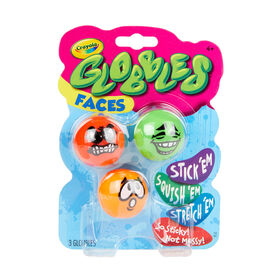 Crayola Silly Faces Globbles 3 Count