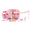 Na Na Na Surprise Kitty-Cat Camper, Pink Camper Vehicle with Cat Ears and Tail, 7 Play Areas including Full Kitchen, Hammock and Accessories