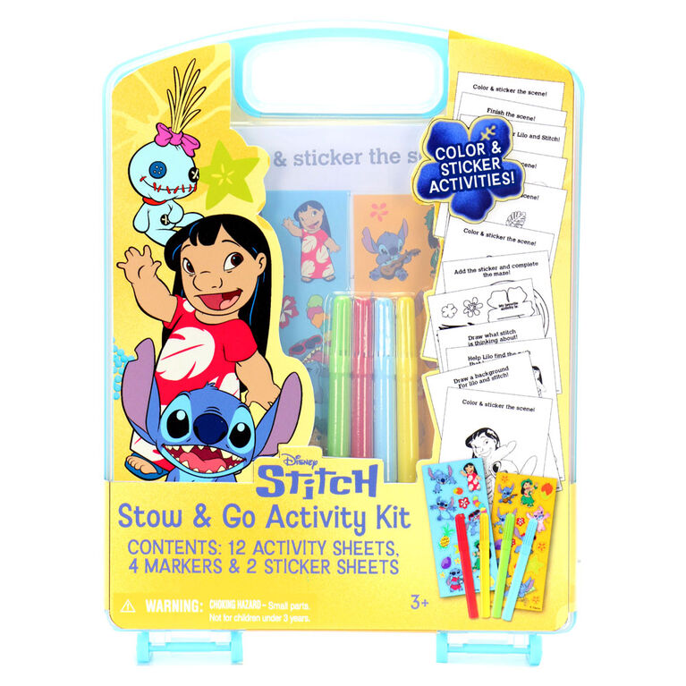 Disney Stitch Stow N' Go Activity Set