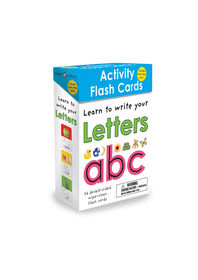 Wipe-Clean: Activity Flash Cards Letters - English Edition