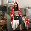 NHL Calgary Flames Hooded Wearable Throw Blanket, 50" x 70"