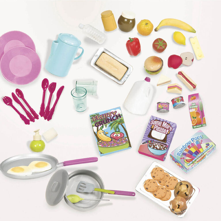 Our Generation, R.V. Seeing You Camper Play Food Set for 18-inch Dolls