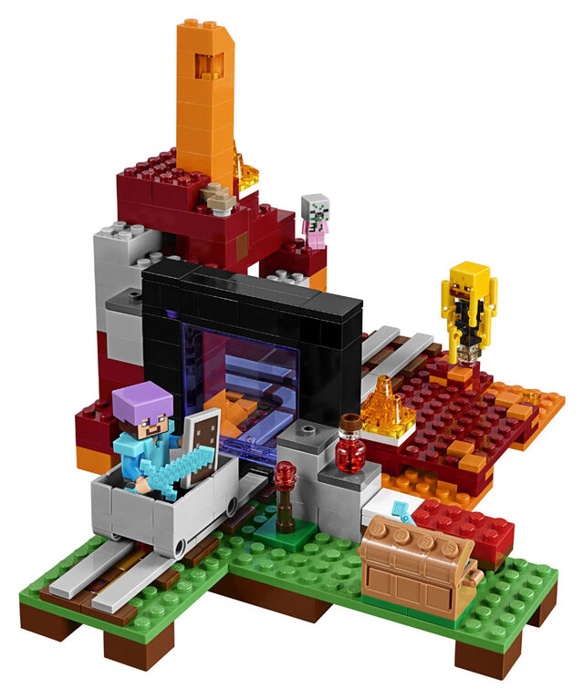 Lego Minecraft The Nether Portal Toys R Us Canada
