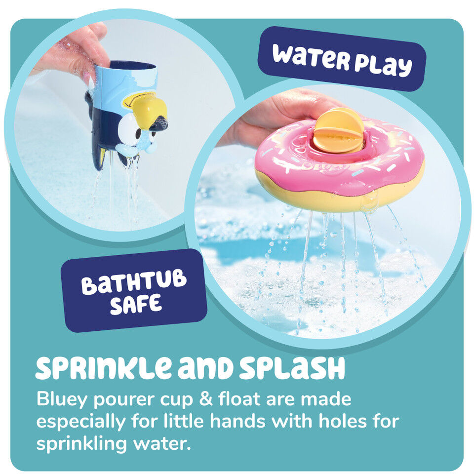 Toomies- Bluey-Splash & Float- 2 in 1 Water Toy