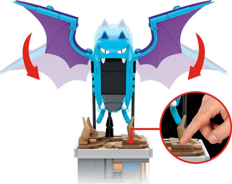 MEGA Pokémon Mini Motion Golbat Building Toy Kit (313 Pieces)