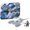 Star Wars Mission Fleet Mando's N-1 Starfighter, Grogu and Mandalorian Star Wars Toys