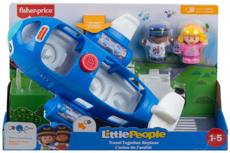 Fisher-Price - Little People - L'Avion de l'Amitié - Édition bilingue