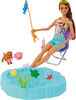Barbie Dream Camper Playset with Roof Tent, BBQ Grill with Color-Change Feature & 60+ Accessories