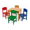 KidKraft Nantucket Table & 4 Primary Chairs