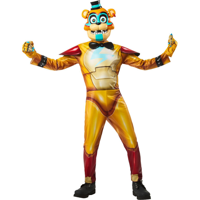 Rubies Five Nights At Freddy's: Freddy Fazbear Glamrock Costume for Kids, Boy's Large