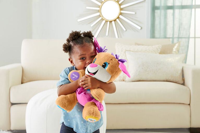 Fisher-Price Laugh & Learn Smart Stages Sis Musical Plush Toy for Infants and Toddlers