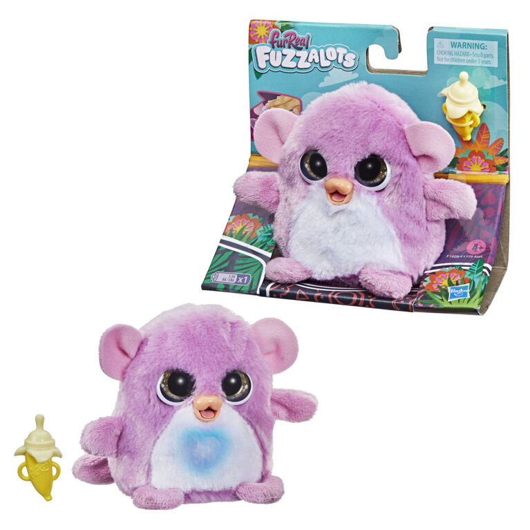 furReal Fuzzalots Monkey Color-Change Interactive Feeding Toy