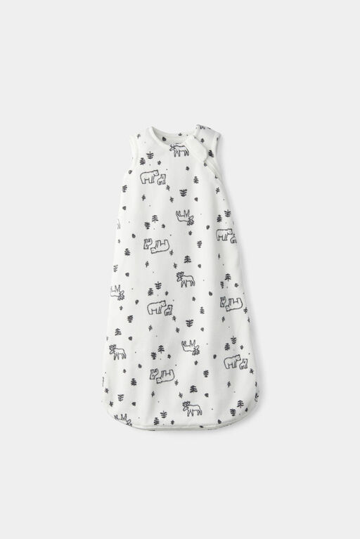 Sac Couchage Polaire Blanc/Vert 12-18M