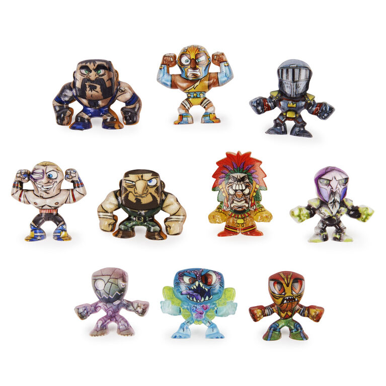 Million Warriors, Coffret de 10 figurines à collectionner, 1 guerrier rare inclus dans chaque coffret (plusieurs modèles disponibles)