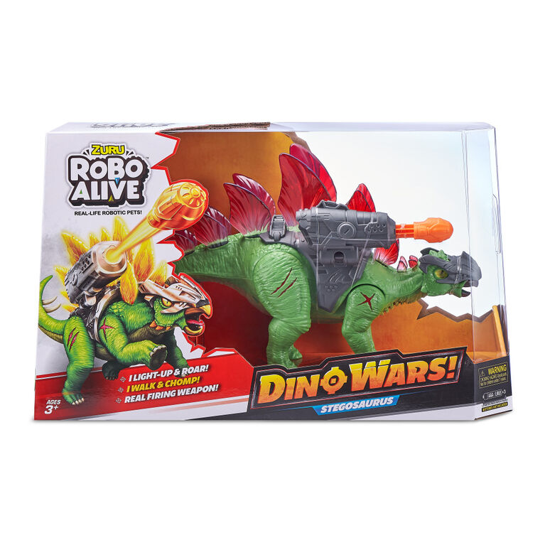 Stégosaure jouet Robo Alive Dino Wars par ZURU