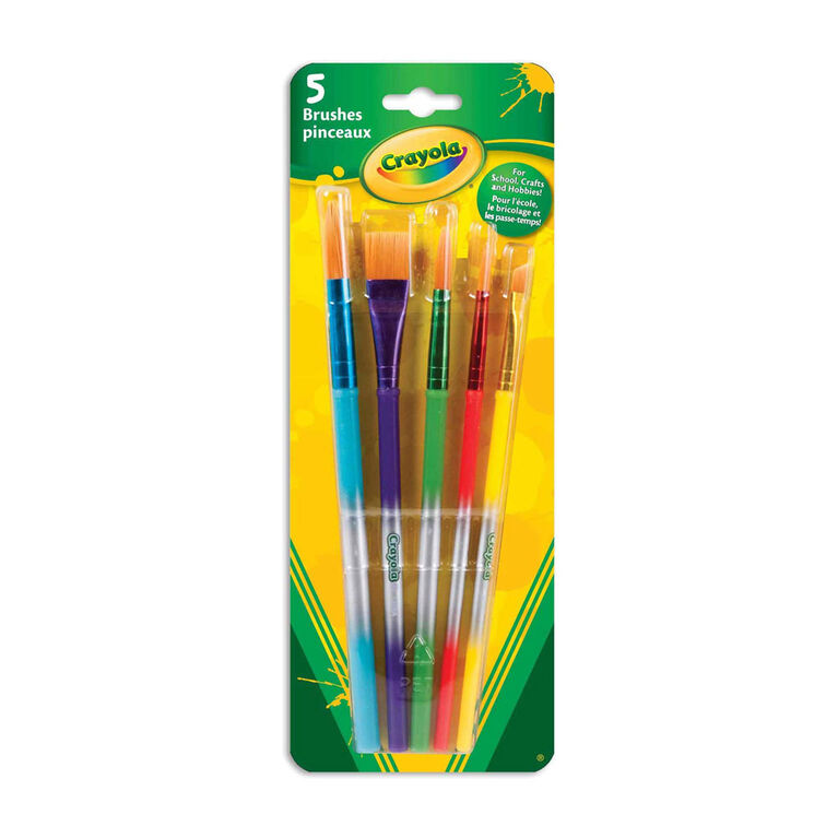 5 pinceaux crayola