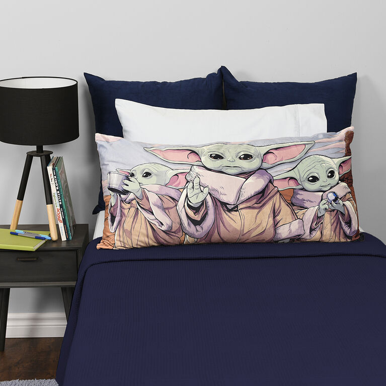 Bébé Yoda Star Wars Mandalorian Oreiller de corps