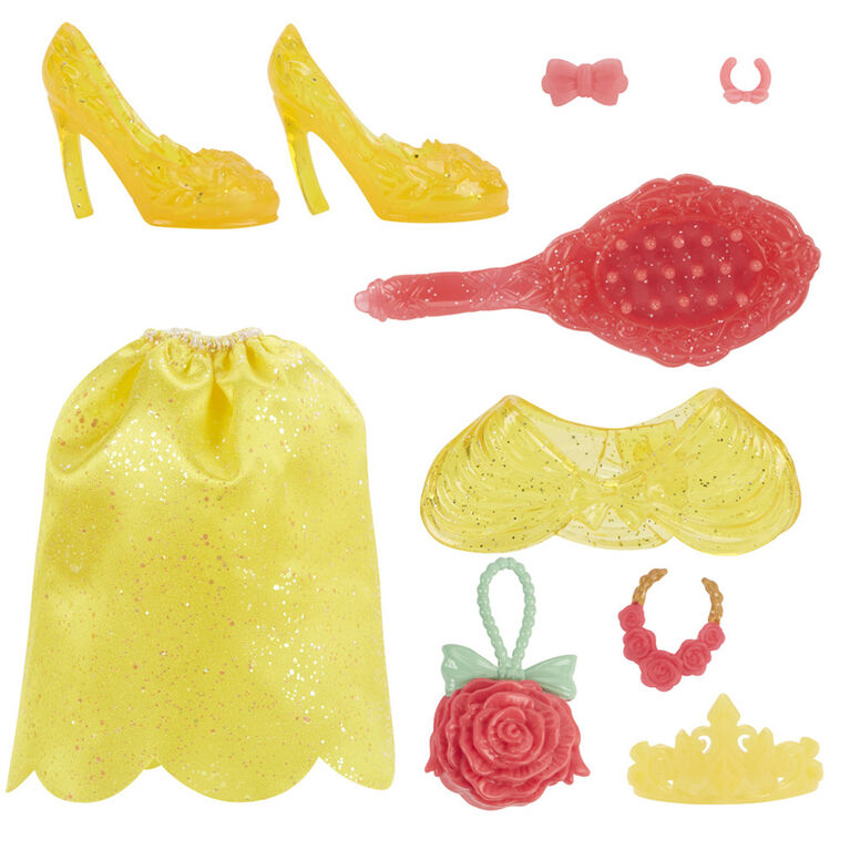Disney Princess Style Surprise Belle Fashion Doll, 10 Fashions and Accessories