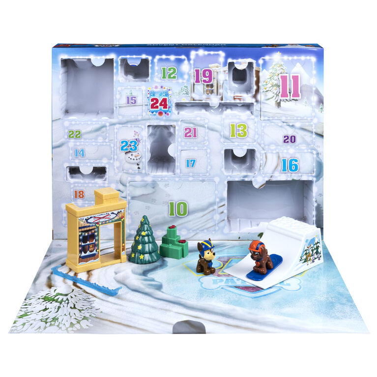 PAW Patrol, 2019 Advent Calendar with 24 Collectible Pieces Toys R Us