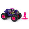 Monster Jam, Official Wild Flower Monster Truck, Die-Cast Vehicle, Danger Divas Series, 1:64 Scale