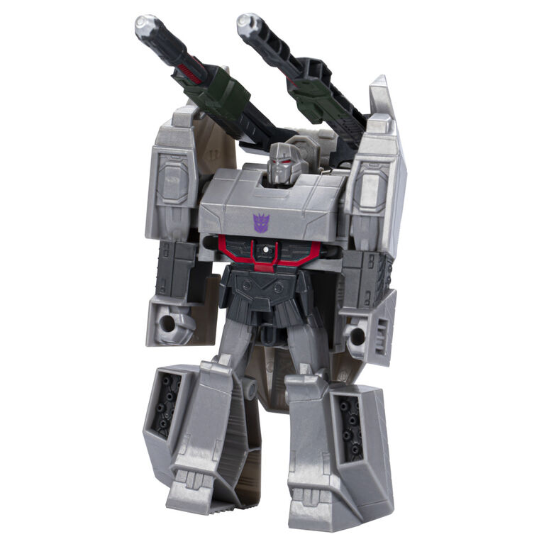 Transformers Buzzworthy Bumblebee Toys 1-Step Changer Megatron Converting Action Figure, 4.25-inch