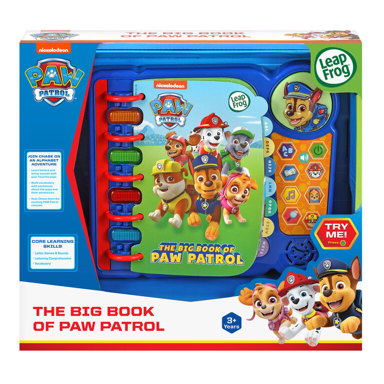 LeapFrog PAW Patrol: Pat Patrouille - Mon livre-jeu Mission Alphabet - Édition anglaise