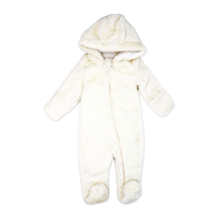 Baby Mode Signature Landau en peluche de luxe : Ivoire 0-3M