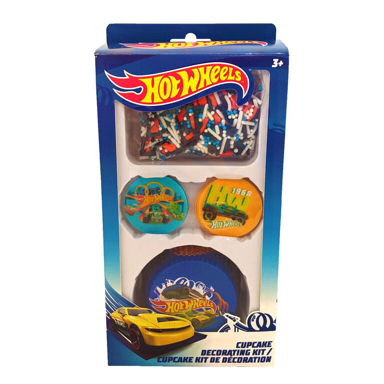 Hot Wheels Cupcake Deco Kit