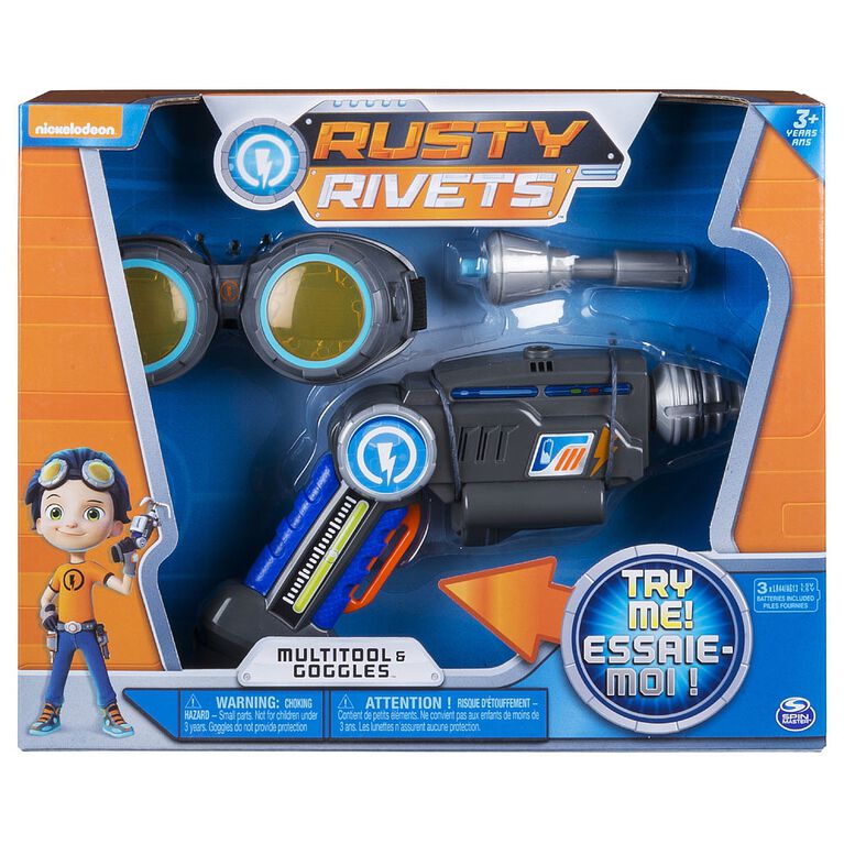 Rusty Rivets - Multitool and Goggles.