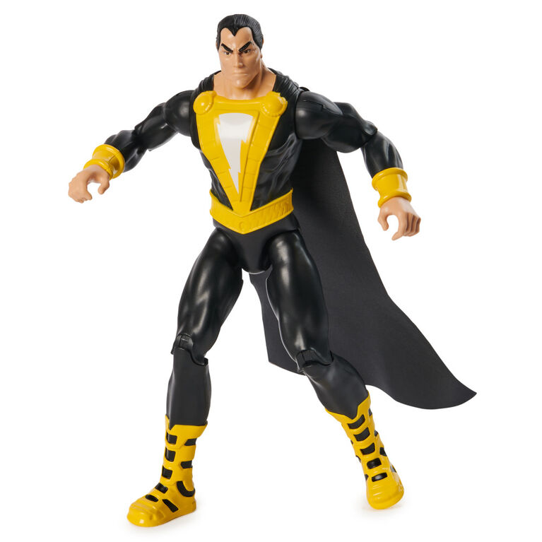 DC Comics, Figurine articul&eacute;e Black Adam de 30,48 cm avec cape, peut prendre diff&eacute;rentes postures, jouets de super-h&eacute;ros &agrave; collectionner