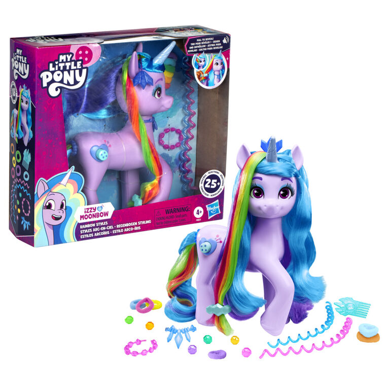 My Little Pony: Tell Your Tale Rainbow Styles Izzy Moonbow Unicorn Toys - English Edition
