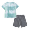 Ensemble T-shirt et Shorts Nike - Gris Mélange  - Taille 2T