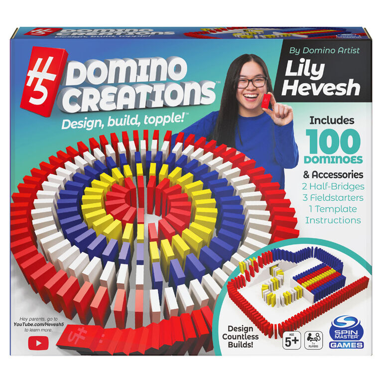 H5 Domino Creations 100-Piece Set by Lily Hevesh