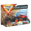 Monster Jam, Official Max-D vs. Radical Rescue Color-Changing Die-Cast Monster Trucks, 1:64 Scale