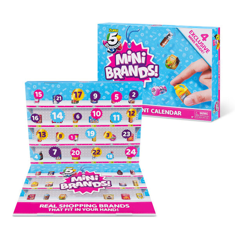 Zuru 5 Surprise Mini Brands Limited Edition Advent Calendar with 4