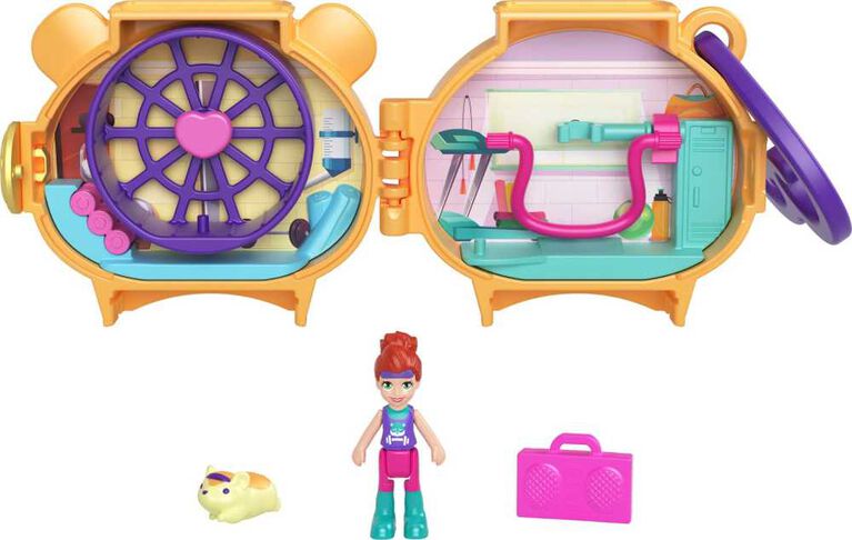 Polly Pocket Pet Connects Stackable Compact, Doll, Animal, Accessory