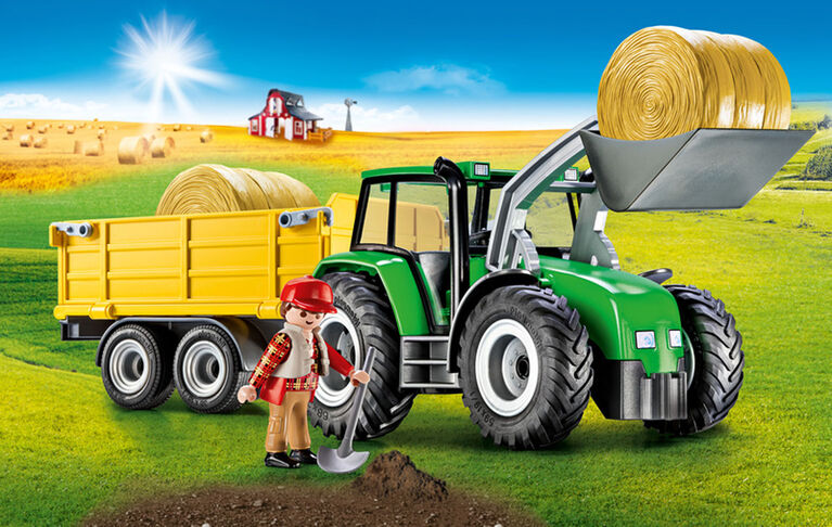 Playmobil - Tracteur avec remorque