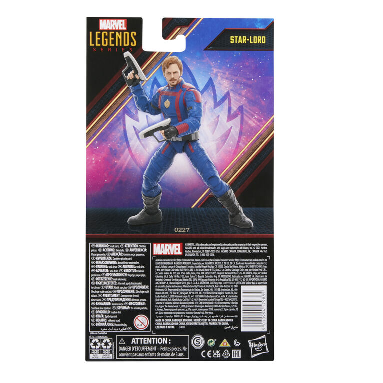 Marvel Legends Series Star-Lord, Guardians of the Galaxy Vol. 3 6-Inch Collectible Action Figures