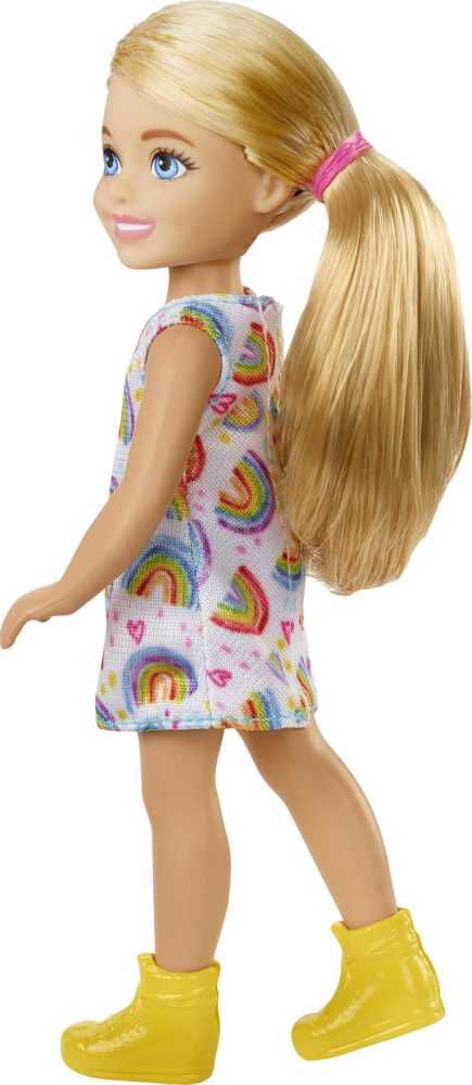 Barbie Poup e Chelsea blonde robe arc en ciel 3 ans et plus