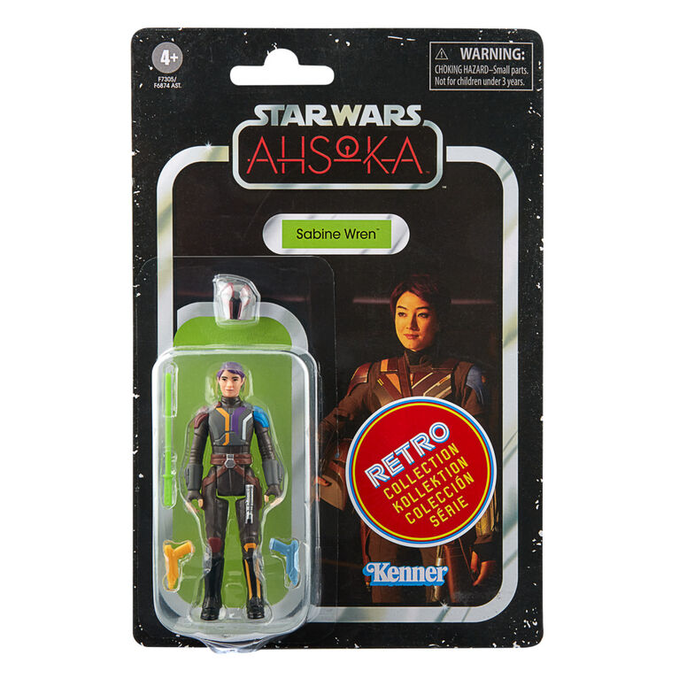 Star Wars Retro Collection Sabine Wren, Star Wars: Ahsoka 3.75 Inch