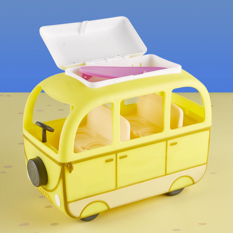 Peppa Pig Peppa's Adventures Camping-car à la plage, jouet préscolaire - Notre exclusivité
