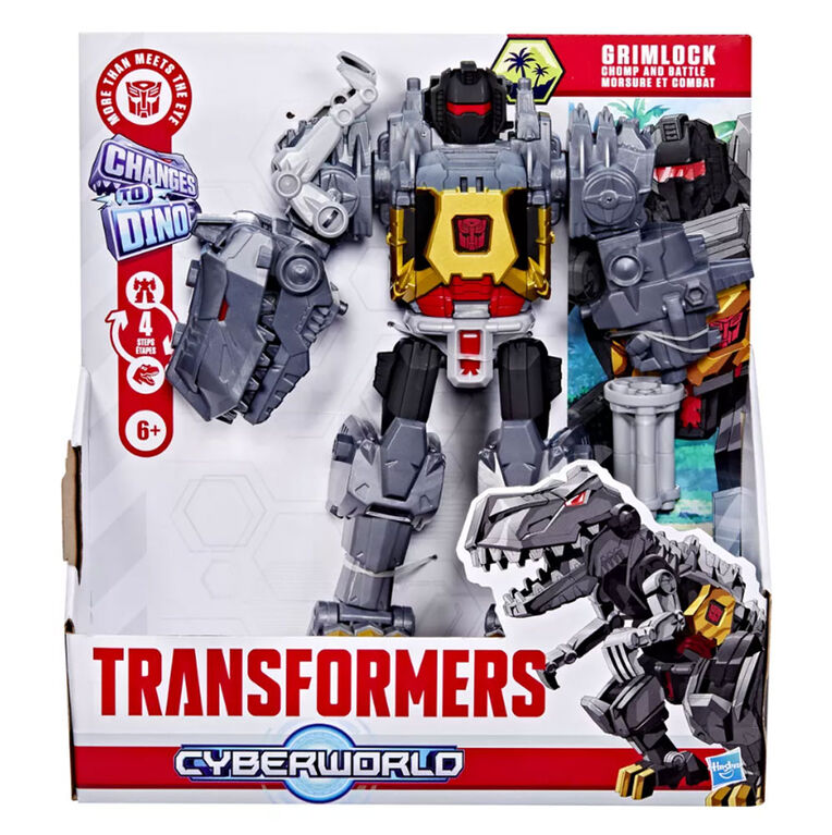 Transformers CYBERWORLD Grimlock Chomp & Battle Transformers CYBERWORLD Grimlock Chomp & Battle