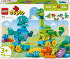 LEGO DUPLO Town 3 in 1 Dinosaurs on Wheels Learning Toy for Toddlers, Ages 3+ - 10451