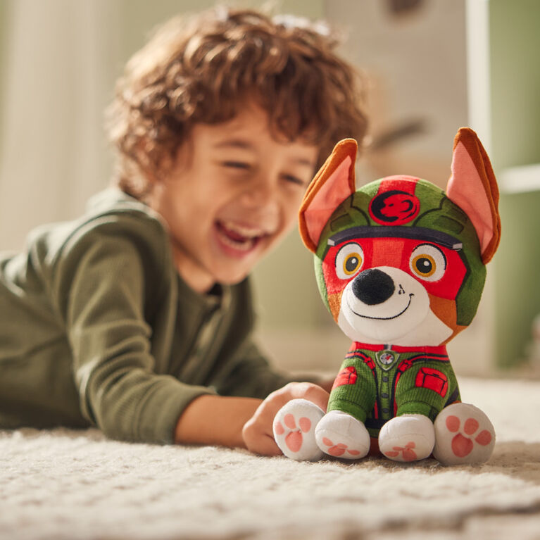 PAW Patrol Jungle Pups, Tracker 8-Inch Plush, Stuffed Animal Kids Toys